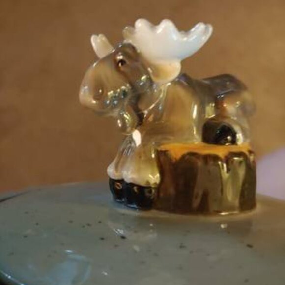 Big Sky Carvers Phyllis Driscoll Mountain Mooses Tree Canister Set Bearfoots
